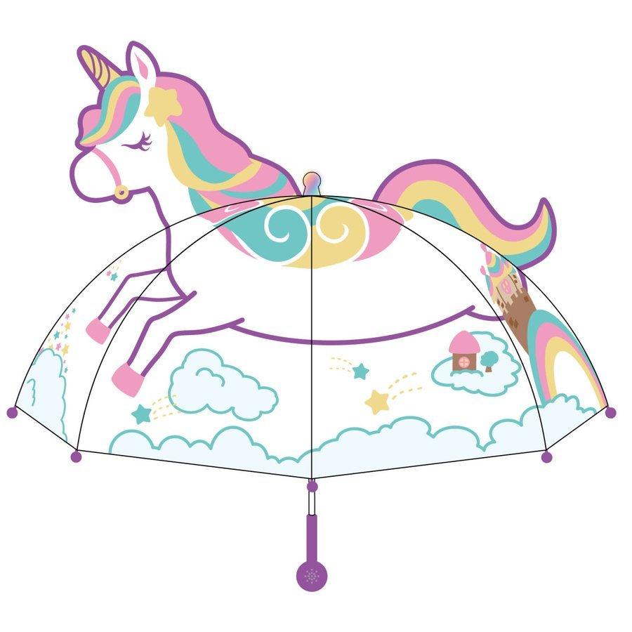 ユニコーン キッズかさ 雨具 メルヘン カラフル 透明窓 立体 サウンド付き ライト付き 音が鳴る 子供用 夢かわいい ギフト 子ども用傘 フロンティアジャパン 通販 Yahoo ショッピング