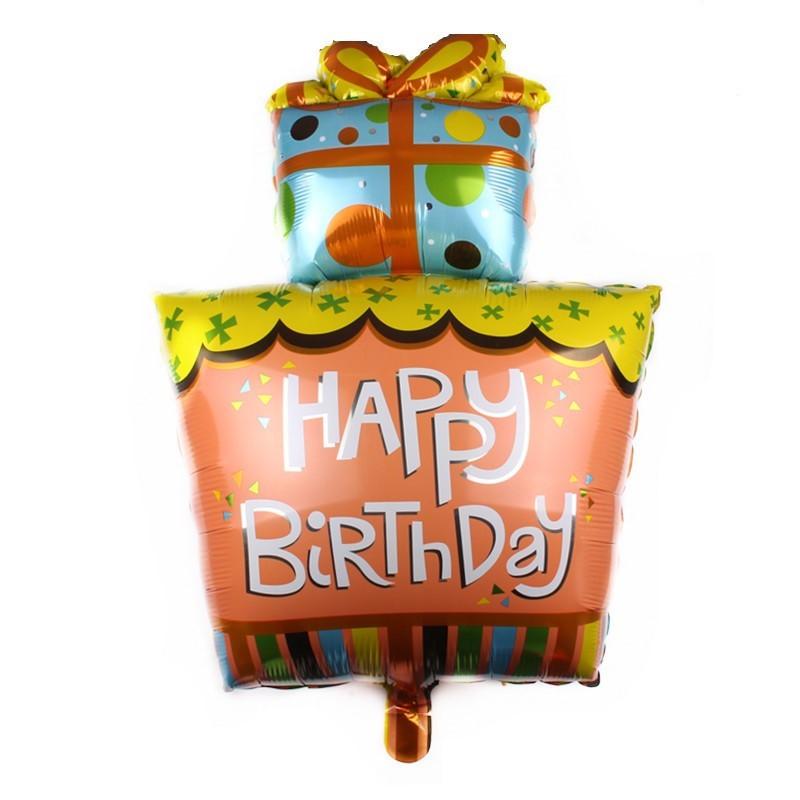 バルーン 誕生日 プレゼント 風船 装飾 ハッピー バースデー ケーキ 子供 撮影 Happy Birthday サプライズ ヘリウム 飾り 記念日 お祝い Db368 フロンティアバルーン 通販 Yahoo ショッピング