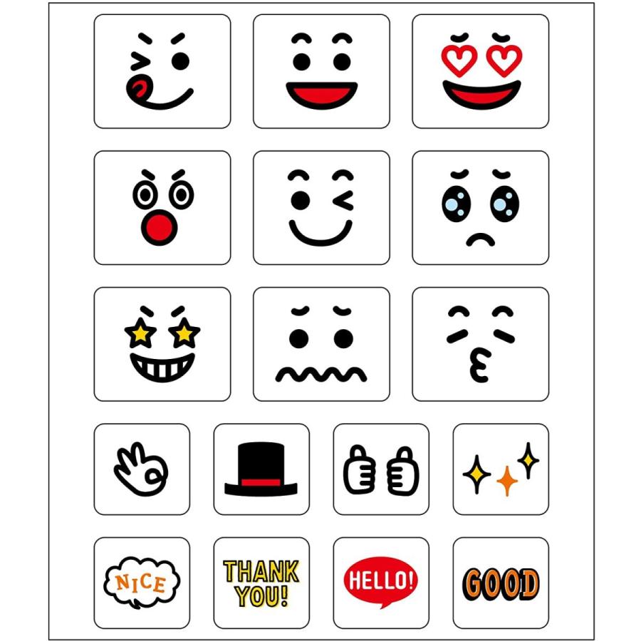 フェイス シンプル たべられるシール キャラ弁 簡単 グッズ 顔 食べられるアート 弁当用 可食シート 初心者 かわいい おもしろ Ef フロンティアジャパン 通販 Yahoo ショッピング