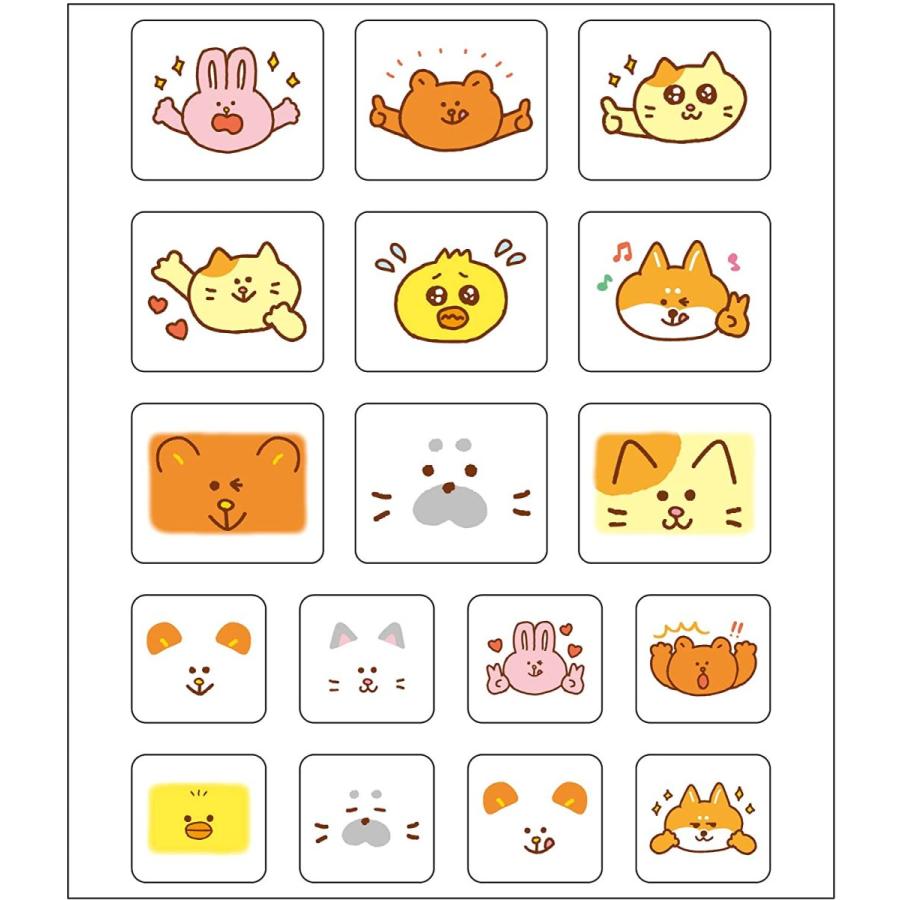 アニマル キャラ弁 グッズ たべられるシール 弁当用 可食シート 簡単 顔 食べられるアート 初心者 かわいい おもしろ Ef フロンティアジャパン 通販 Yahoo ショッピング