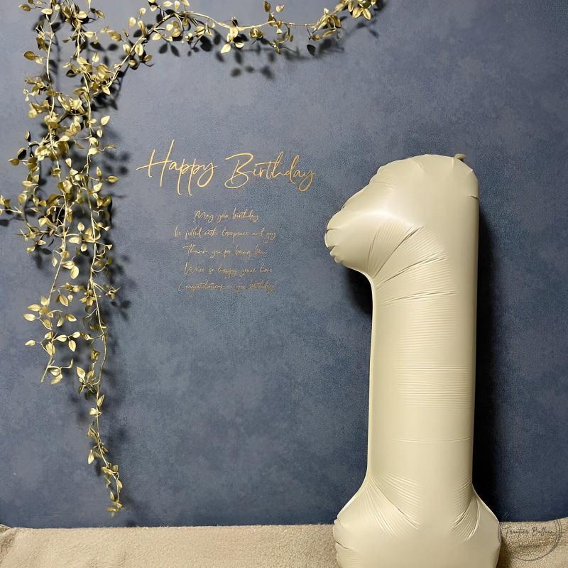 数字 バルーン 90cm ナンバーバルーン 大きい 飾り 飾り付け 誕生日