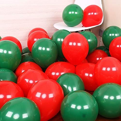 クリスマス 2色 ゴム風船 赤 緑 毎日がバーゲンセール 極厚 パール 風船 飾り付け 50個入 割れにくい ぺたんこ配送 飾り おしゃれ バルーンコーディネート