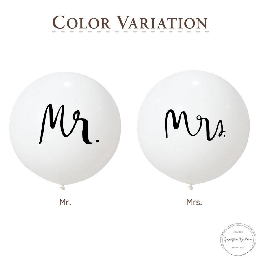 値下げ ミスター ミセス Mr Mrs バルーン ビッグサイズ 結婚式 全2種 飾り付け 誕生日 二次会 風船 おしゃれ グッズ 雑貨 ぺたんこ配送 Megjc Gov Jm