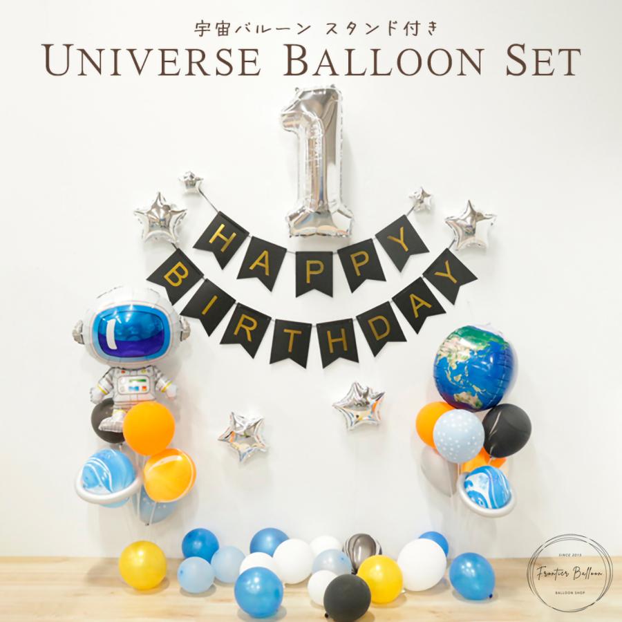 宇宙バルーンセット スタンド付き バルーン 誕生日 セット 風船 バースデー パーティー 飾り 飾り付け お祝い かっこいい 男の子 ぺたんこ配送 送料無料 Fta3 フロンティアジャパン 通販 Yahoo ショッピング
