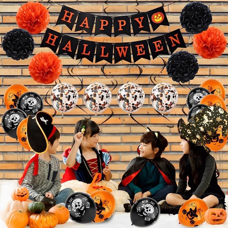 ハロウィンバルーンセット 飾り付け ハロウィングッズ ガーランド