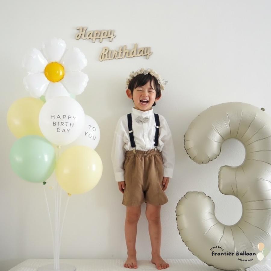 誕生日 飾り付け フラワーバルーン セット スタンド付き お花 風船