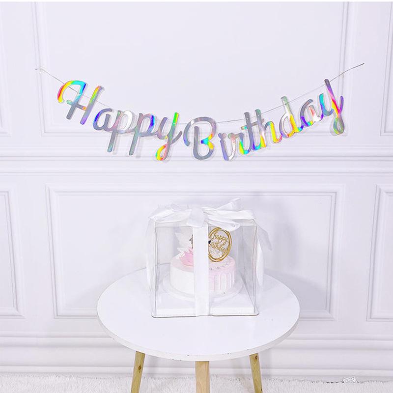 お誕生日ガーランド 誕生日 飾り お祝い 飾り付け 全5色 おしゃれ 装飾