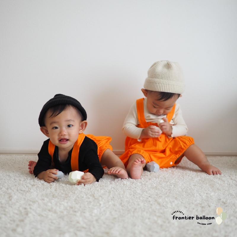 ハロウィン コスプレ ロンパース 衣装 子供 かぼちゃ ベビー 仮装 秋