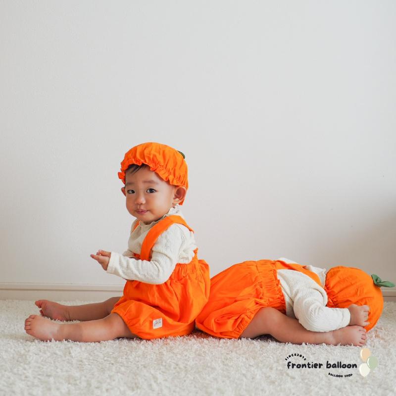 ハロウィン コスプレ ロンパース 衣装 子供 かぼちゃ ベビー 仮装 秋