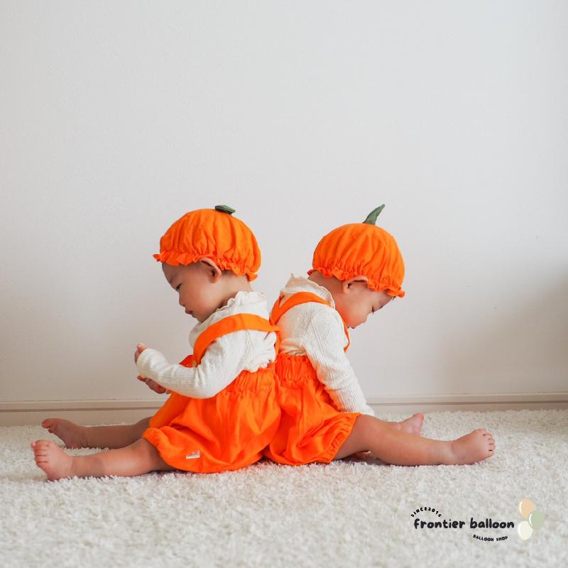 ハロウィン コスプレ ロンパース 衣装 子供 かぼちゃ ベビー 仮装 秋