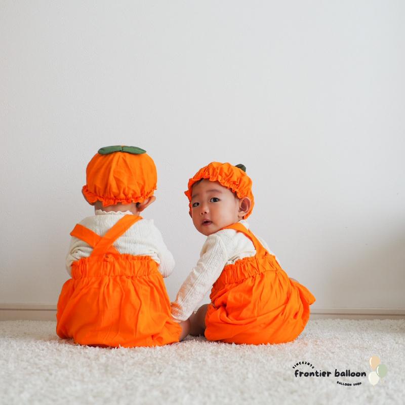 ハロウィン コスプレ ロンパース 衣装 子供 かぼちゃ ベビー 仮装 秋