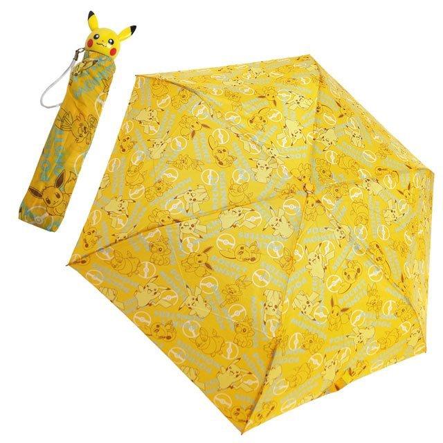 ポケモン 折りたたみ傘 限定版 グッズ ダイカット キャラクター 折り畳み傘 子ども 男の子 誕生日 クリスマス イーブイ プレゼント 女の子 ピカチュウ
