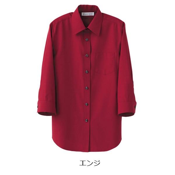 カッターシャツ ブラウス 七分袖シャツ レディース セブンユニフォーム