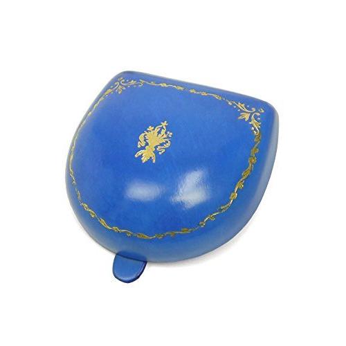 豪華 Peroni ペローニ イタリア製 本革 馬蹄型コインケース シームレスレザー小銭入れ 金箔押し 紋章入り ライトブルー 最安値に挑戦 Clearchannel Com Br