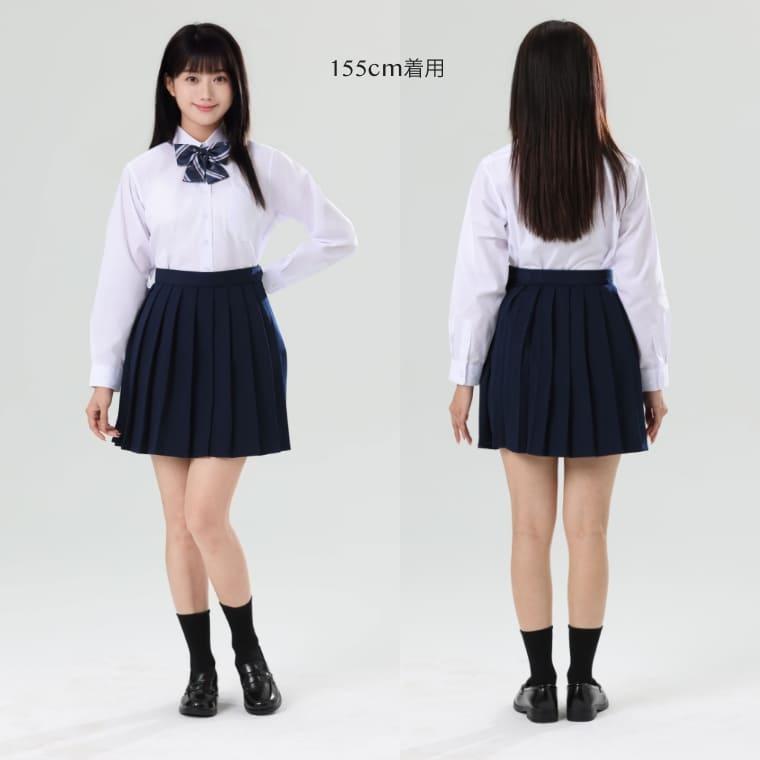 スクールシャツ 女子 長袖 ノーアイロン 制服 カッターシャツ 形態安定 速乾 シャツ レディース ワイシャツ ブラウス 小学生 高校生 中学生 子供 女の子 |  | 14