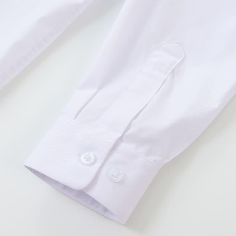 スクールシャツ 女子 長袖 ノーアイロン 制服 カッターシャツ 形態安定 速乾 シャツ レディース ワイシャツ ブラウス 小学生 高校生 中学生 子供 女の子 |  | 08