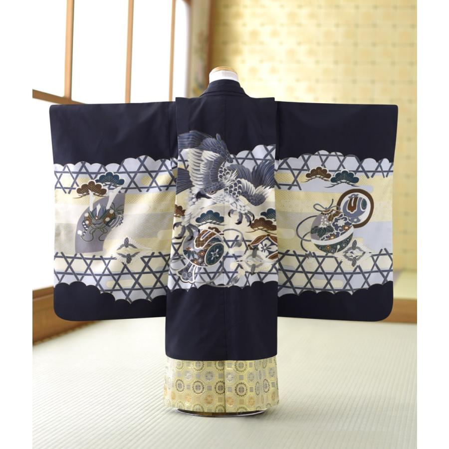 七五三 レンタル 5歳 男の子 黒かごめタカ《身長》110cm前後☆簡単な