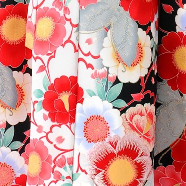 七五三 女の子 着物レンタル 7歳 花夢二 プリンセス椿《身長》125cm