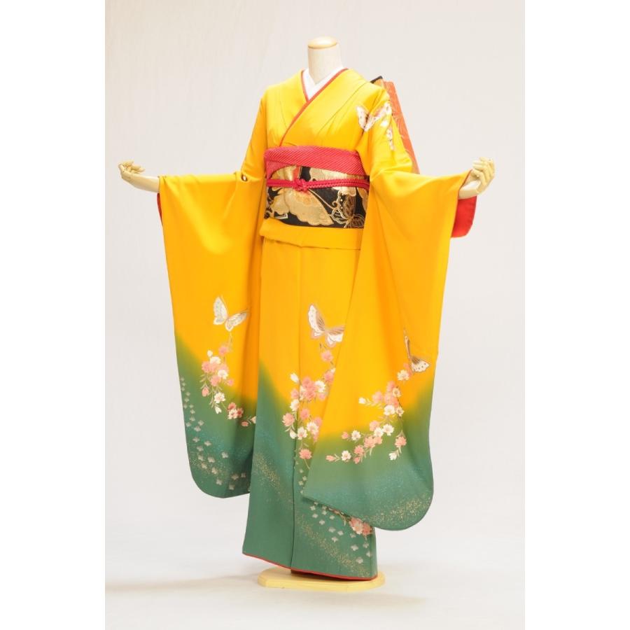 桜に蝶々、松に藤　豪華金彩　振袖フルセット　ｍ21　成人式　LL～3L 正統派古典 赤/白 貝桶柄/牡丹柄 金彩金駒刺繍京友禅 定番 上品 綺麗