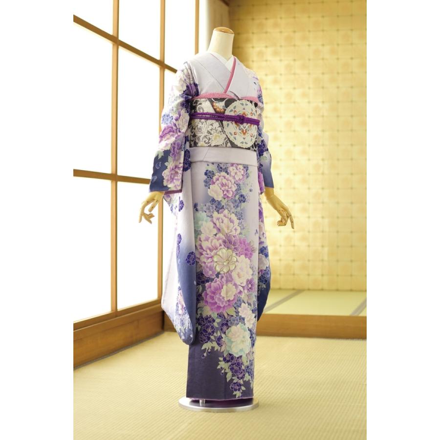 単衣 振袖 夏用 レンタル 夏 サマー 着物 身長 158cm〜173cm位 結婚式