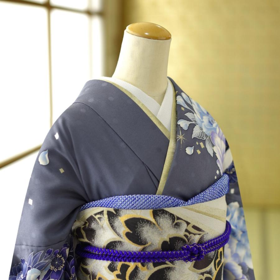 夏用単衣振袖 夏 振袖 レンタル 着物レンタル 身長 159cm〜174cm位