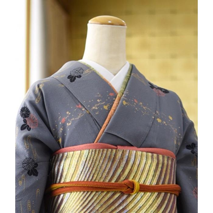 訪問着セット 298▪︎ 卒業式　式典　入学式　お宮参刺繍　絞り【訪問着.袋帯】 訪問着 レンタル 卒業式 母 着物 手絞り秋草文 《身長》163cm〜173cm位