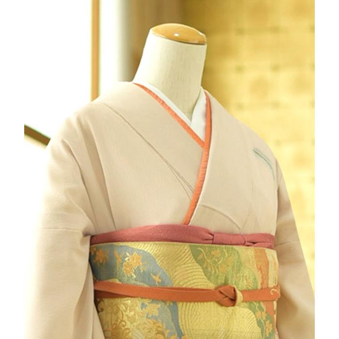 夏用単衣訪問着 扇面御所 身長 151cm〜161cm位 訪問着 レンタル 単衣