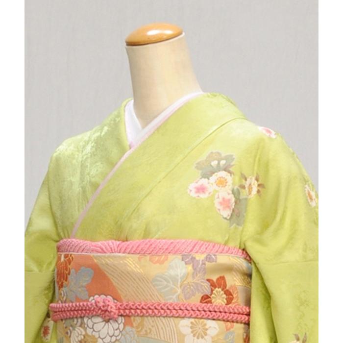 夏用単衣訪問着 萌木しだれ桜 身長159cm〜171cm位 訪問着