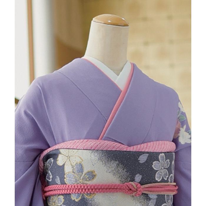 夏用単衣訪問着 藤色手まり桜 身長 160cm〜178cm位 訪問着 夏用単衣訪問着 藤色手まり桜 身長 160cm〜178cm位 訪問着