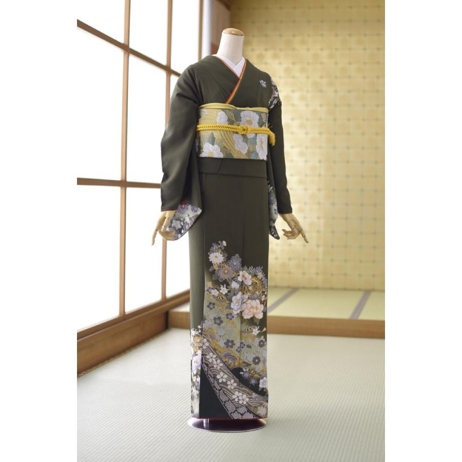 未使用しつけ糸付き　訪問着　洋蘭　七五三　卒業式入学式　結婚式 S 細身の方向き 未使用しつけ糸付き 訪問着 洋蘭 卒業式 入学式 結婚式 S 細身の
