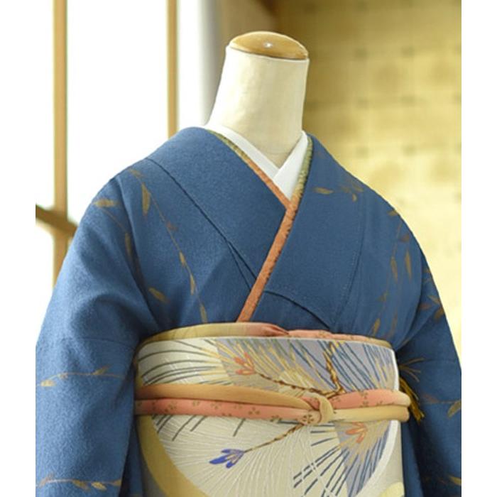 柳に観世水 身長 155cm〜160cm位 レンタル 訪問着 着物レンタル 安い