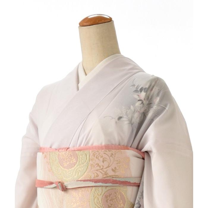 着用少ない！紗＊ジミハデ＊鳥＆鹿＊夏物＊訪問着＊身幅大＊１５６ｃｍ＊裄６６ 着用少ない！紗＊ジミハデ＊鳥＆鹿＊夏物＊訪問着＊身幅