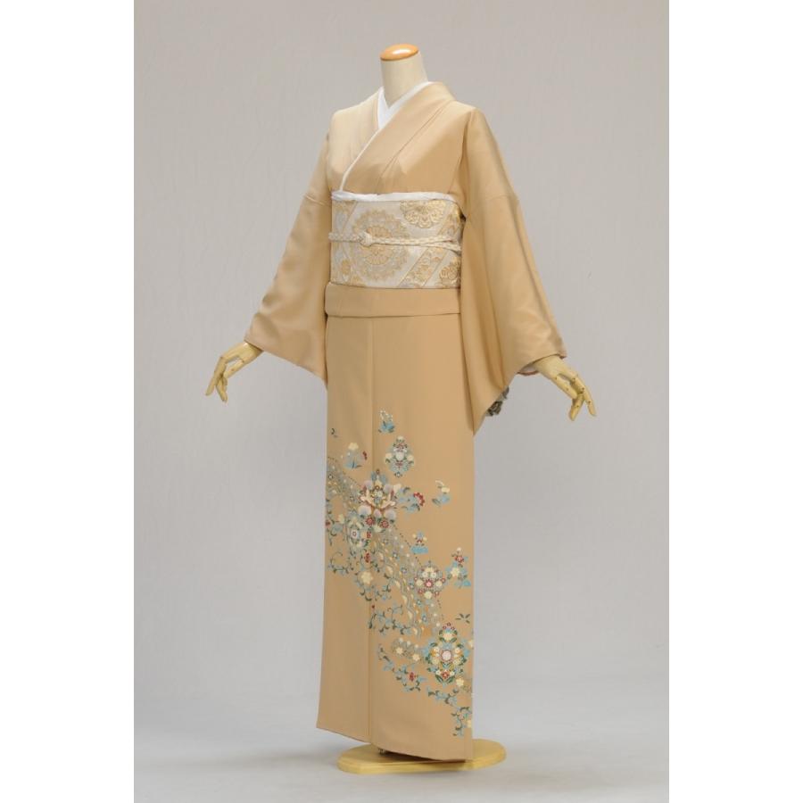色留袖 レンタル 着物 右近ステンド唐花 身長 150cm 160cm位 結婚式 親族 姉 祖母 列席者 お呼ばれ 式典 表彰式 食事会 フルセットレンタル 色留め袖 安い Mit1006 貸衣装froufrou 通販 Yahoo ショッピング