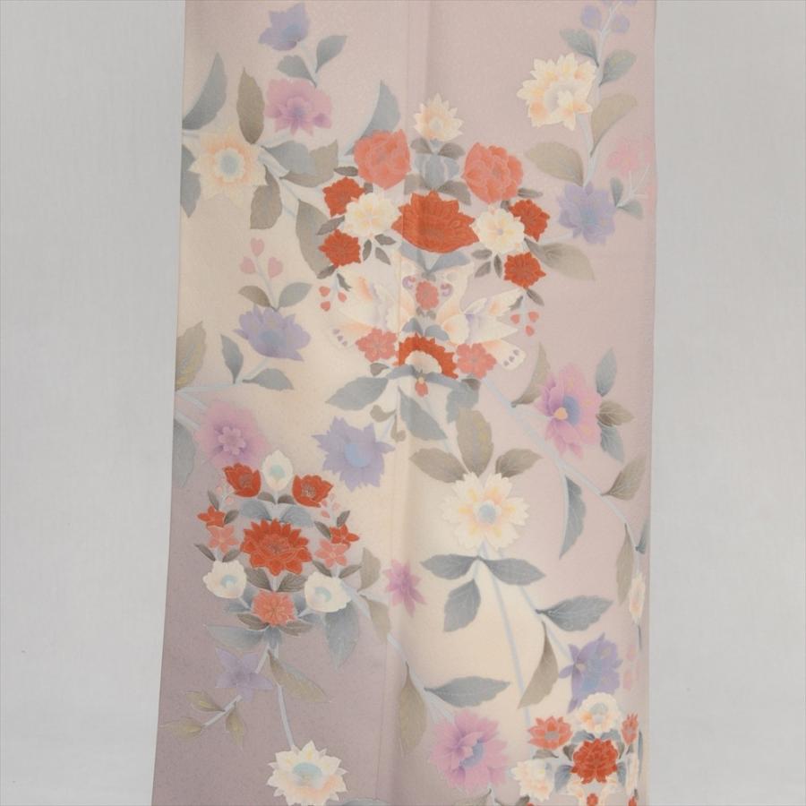 結婚式 色留袖レンタル うす紫洋花 身長 150cm〜158cm位 着物 レンタル 