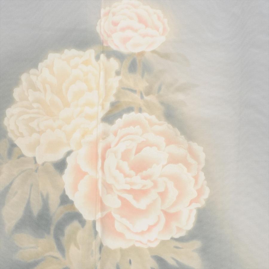 グレー二色芍薬 身長 154cm 164cm位 高級 正絹 色留袖 レンタル 着物 結婚式 親族 姉 妹 祖母 列席 お呼ばれ 式典 女性 礼装 おしゃれ 上品 色留め袖 留袖 Mit33 貸衣装froufrou 通販 Yahoo ショッピング