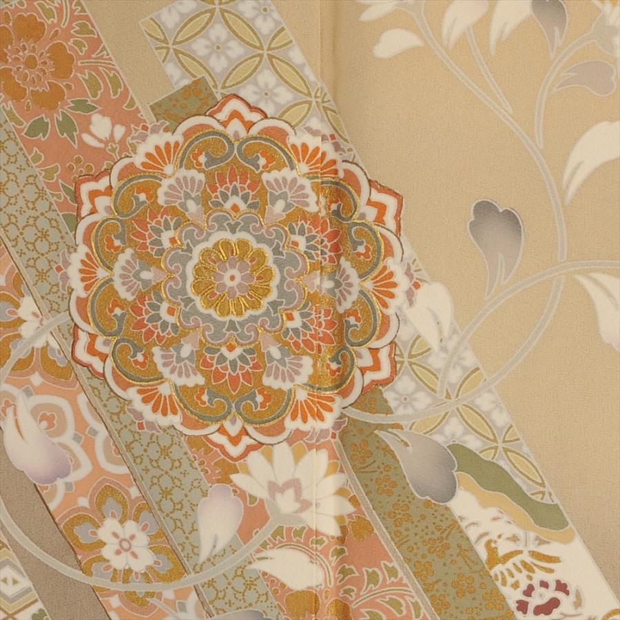 色留袖 結婚式 着物 レンタル 親族 姉 妹 祖母 列席 お呼ばれ 食事会 式典 表彰式 女性 留袖 礼装 高級 正絹 貸衣装 正装 品格 色留め袖 ベージュ短冊花鏡 Mit48 貸衣装froufrou 通販 Yahoo ショッピング