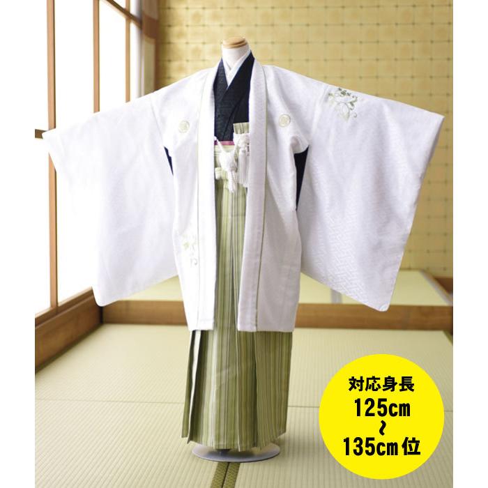 袴レンタル 身長 125cm〜135cm 位 男の子 ジュニア 着物レンタル 8才