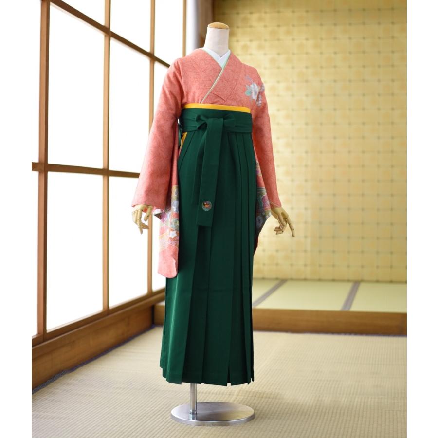 卒業式 女袴 着物 ピンク花しぼりのしめ 袴 グリーン花紋あやめ 91cm 98cm 身長 152cm 163cm 学生 先生 着物レンタル 卒業式 袴セット フルセット Msh002 貸衣装froufrou 通販 Yahoo ショッピング