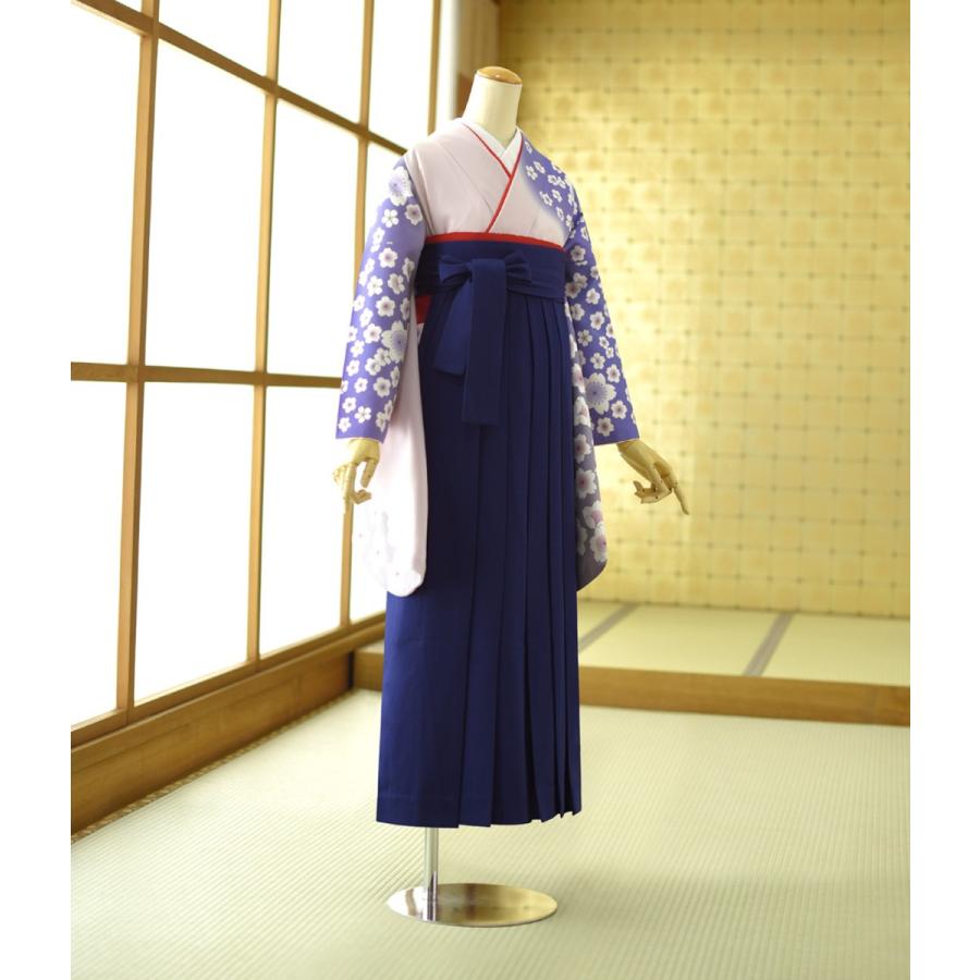 卒式 袴 賃借  袴 賃借 御師匠さん 指導員 お召しもの 藤色ぼかしおとぎ話桜 袴 紺 レディース 身の長 148珊〜168珊 教え子 御師匠さん お召しもの賃借 袴仕掛ける レンタル-レディースファッション