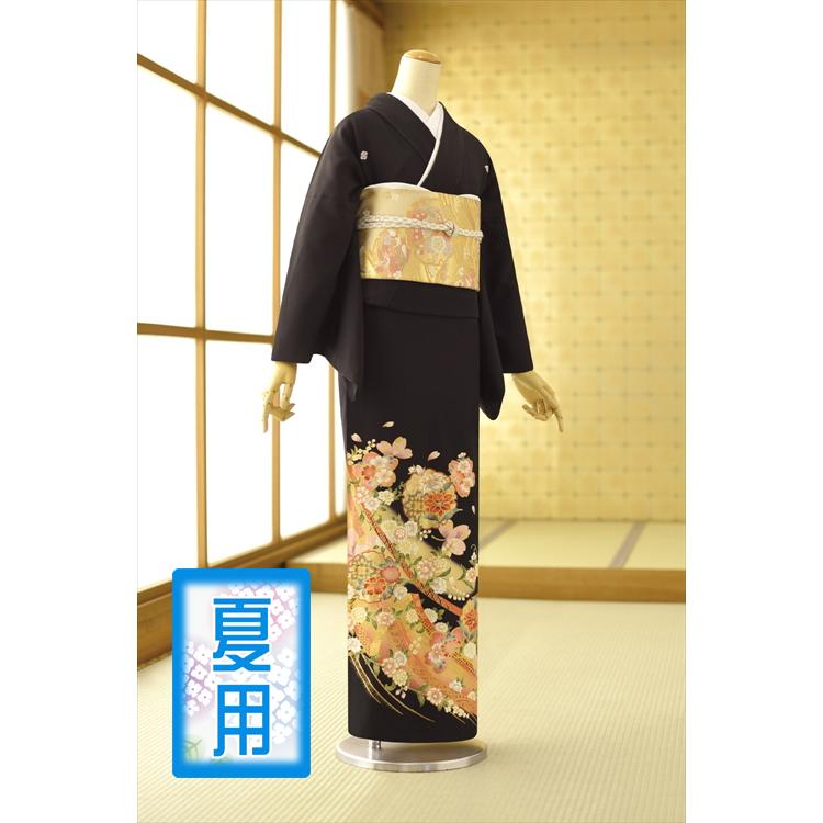 留袖とモーニング同時注文で10%OFF 留袖 レンタル 結婚式 夏用 単衣