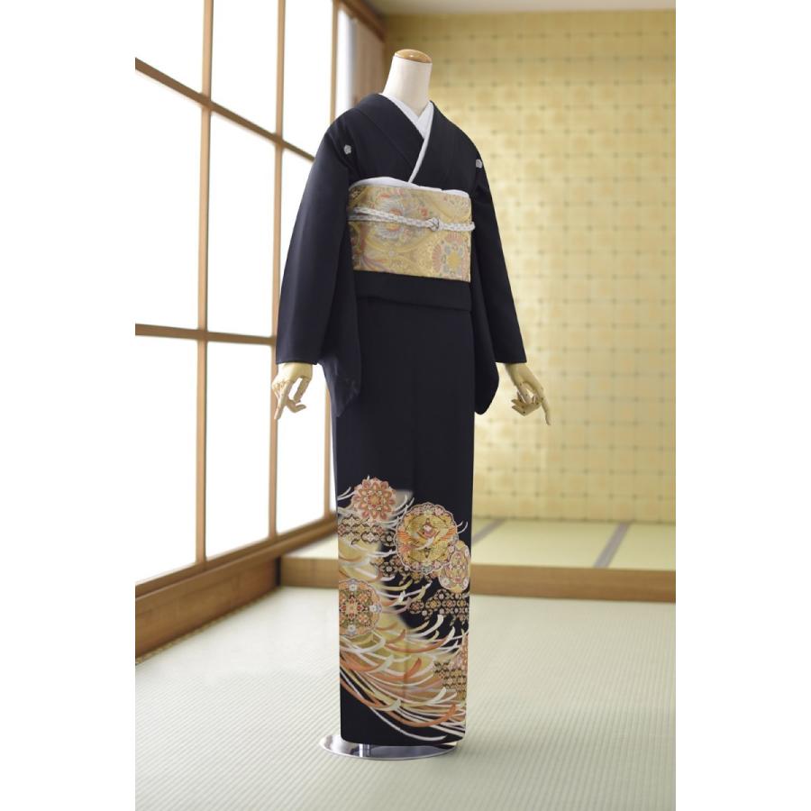 留袖とモーニング同時注文で10%OFF レンタル 留袖 乱菊鏡に鳥《身長