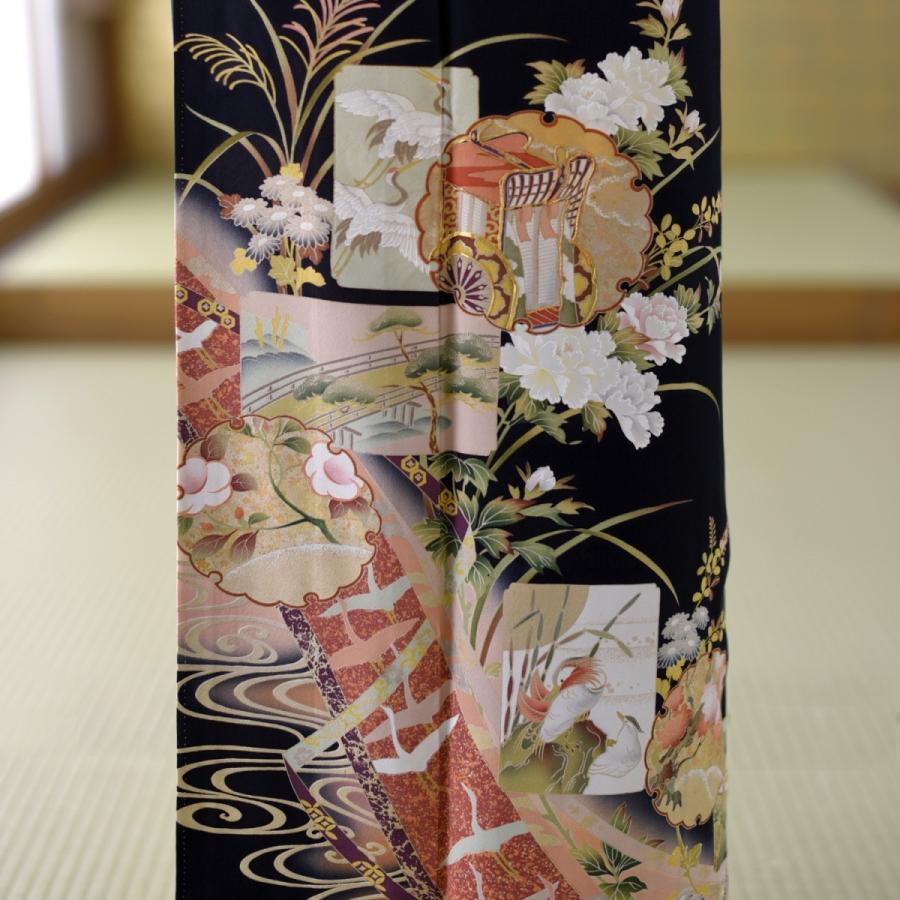 留袖とモーニング同時注文で10%OFF レンタル 留袖 色紙雪輪《身長