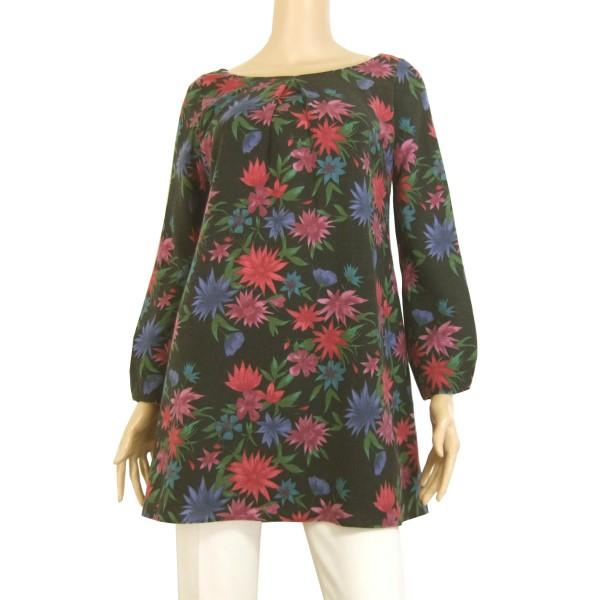 チュニック 美品/シビラ Sybilla 素敵なチュニック 表記M(9号相当) 黒 ...