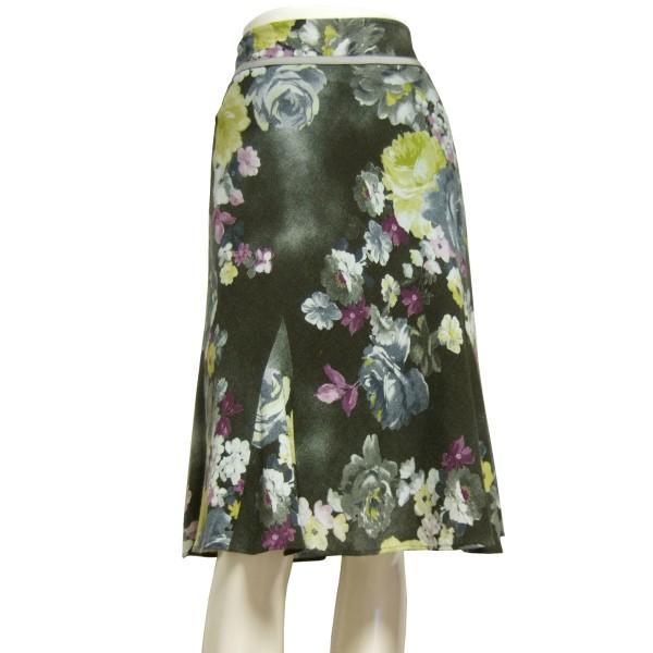 美品/ローラアシュレイ LAURA ASHLEY 素敵なフレアスカート 表記7号(9 