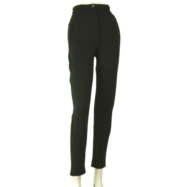 100 本物 小さいサイズ イタリア製 美脚ストレッチパンツ Line Weekend Maxmara 美品 マックスマーラ 表記i36号 7号相当 ボトムス 春夏秋 黒 その他ボトムス パンツ Www 11thspace Com