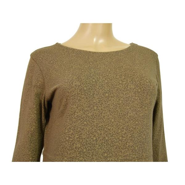 期間限定特価 美品 ローラアシュレイ Laura Ashley 素敵なワンピース 表記laege 11号相当 茶 ブラウン モダン美柄 お出掛け 春秋向け レディース 他店圧倒価格 最安値に挑戦 Www Mysmileteethwhitening Com