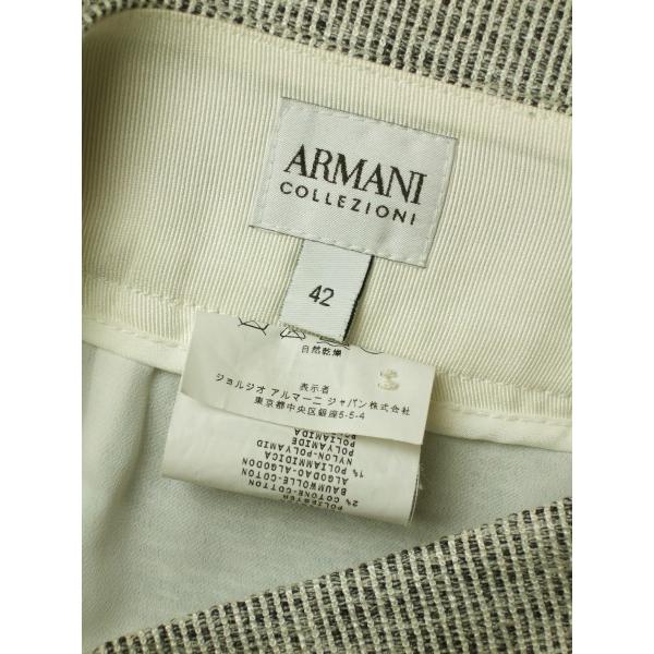 美品 GIORGIO ARMANI ジョルジオアルマーニ　装飾　スカート　４４ ARMANI COLLEZIONI 美品/アルマーニ 美的タイトスカート 大きいサイズ