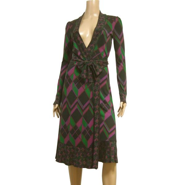 DIANE von FURSTENBERG 美品/ダイアンフォンファステンバーグ VON  