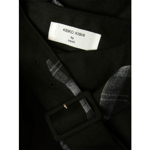 KEIKO.KISHI…フリースカート❣️ KEIKO KISHI（ケイコキシ） 美品/ケイコキシ 大人なジャンパースカート