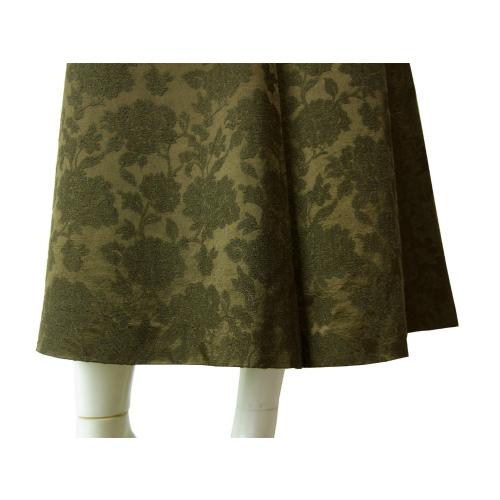 HIROKO KOSHINO 美品/ヒロココシノ 上品な美揺れフレアスカート 表記11 
